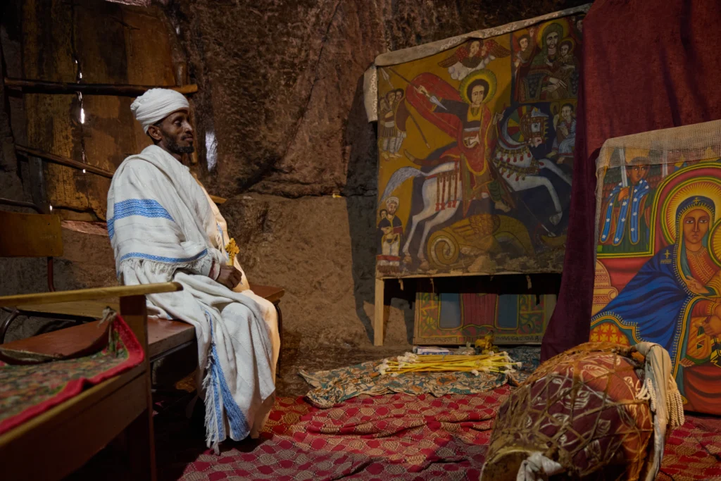 Lalibela Ethiopia | Monks and Pilgrims in Rock Churches | Michaela Pupíková Photography