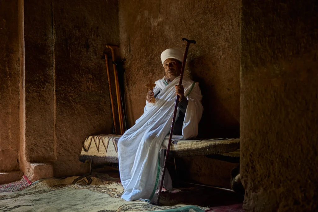 Lalibela Ethiopia | Monks and Pilgrims in Rock Churches | Michaela Pupíková Photography